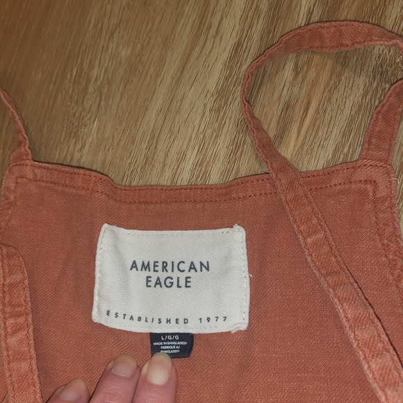 American Eagle Outfitters Terracotta Overalls - Picture 3 of 4